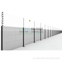 A la valla anti -escalas y la cerca/cercado perimetral